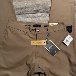 Marc Asher Classic Fit Pants Tan 32/32 New with Tags